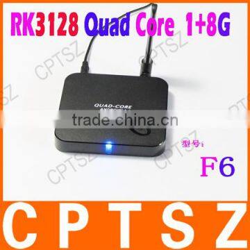 F6 Cost-effective Quad-core Android 4.4 High Definition TV Set-top Box Network Player RK3128 1G + 8G photo-3