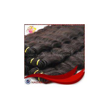 No Shedding Brazilian Human Hair Sew In Weave