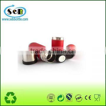 2016 New Products Stainless Steel Water Bottle Double Walll Insulated Hot Thermos Bottle With Leather Sleeve photo-4