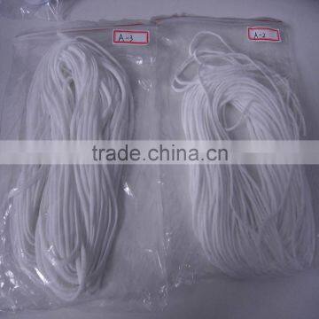 Elastic rope for disposable face mask