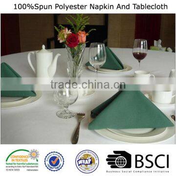 Restaurant & Banquet Table Linens - 100% Spun Polyester Napkins