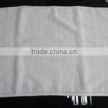 100% cotton hotel face towel with logo embroidered