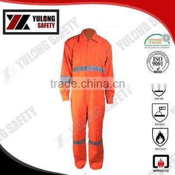 Wholesale China Manufacture EN14116 100% Cotton Fireproof Anti Static Oil Field Coverall