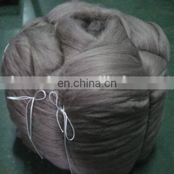 Mongolian Cashmere Tops Brown 16.5mic/44mm low factory price