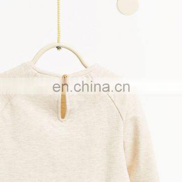 Round Neck Girls Dresses With Long Sleeves