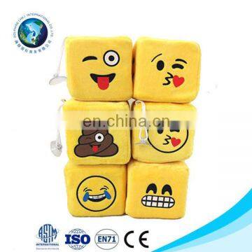 Fashion Custom Emoji Keychain Factory Wholesale Stuffed Toy Hanging Gift Funny Pillow