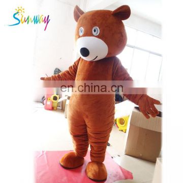 Bear fur costume/hot sale factory price for popular plush dress