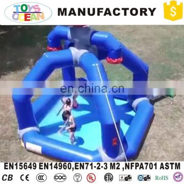 2017 new design inflatable water Splasher party slide game