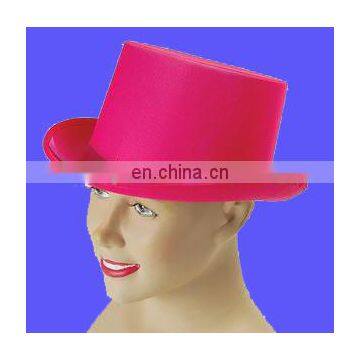 Bright pink top Hat Show Girl Ladies Fancy Dress