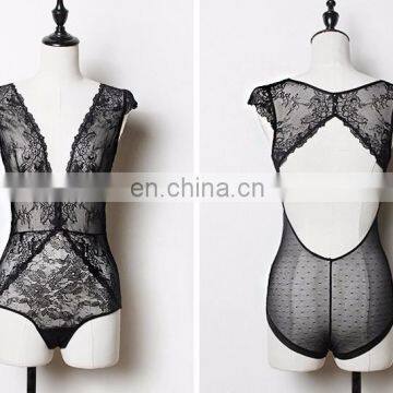 wholesale slim body shaper suit for women,lace transparent jumpsuits
