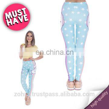 Unicorn Stars 3d Sale Pants Fit Fashion Pants Gym Printed Tight Skinny Fancy Tights Photo Hot Wholesale Woman Leggings