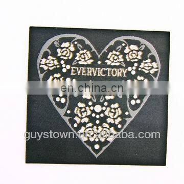 Custom Private Design Gold Thread Decoration Woven Labels for Clothing photo-3