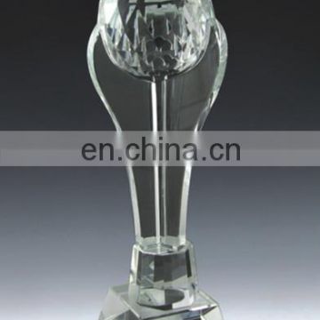 New design champion awards clear crystal trophy