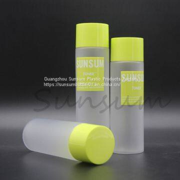 Frosted Pet Plastic Bottle for Cosmetic Water Use photo-2
