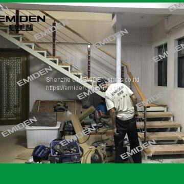 Yimeiden Supply Duplex No Cement Foundation Straight Beam Stairs YMD-1972