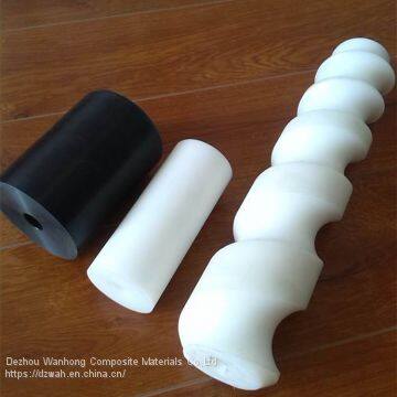 self-lubricating UHMW-PE plastic rod HDPE plastic round bar