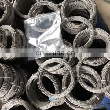 1x19 stainless steel cable