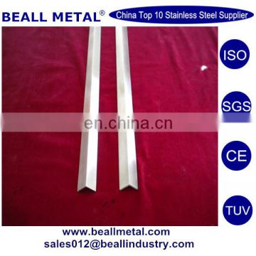 1.4923 stainless steel angle bar in pickled mirror factory