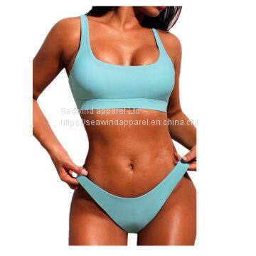 Women high leg cut swimwear sexy bikini