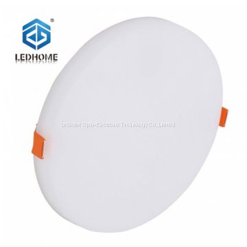 12W 110lm/w Rimless Round LED Panel