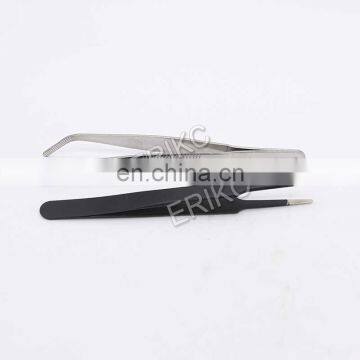 ERIKC Anti-static ESD Stainless Steel Tweezers Maintenance Tools Industrial Precision Curved Straight Tweezers Repair Tools photo-4