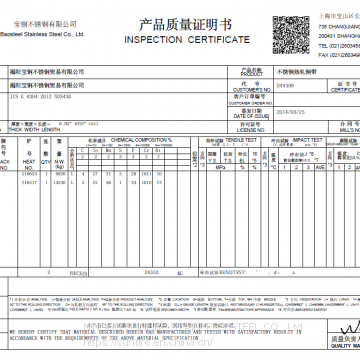 Grade 430/410/201 Stainless Steel Circle photo-5