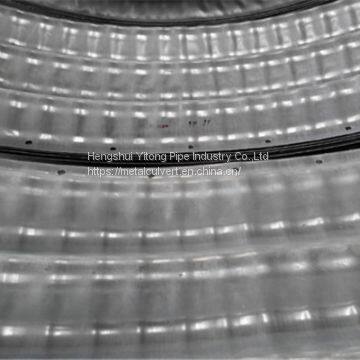 Corrugation 400mm_x 150mm  Nestable Semicircular Corrugated Metal Pipe