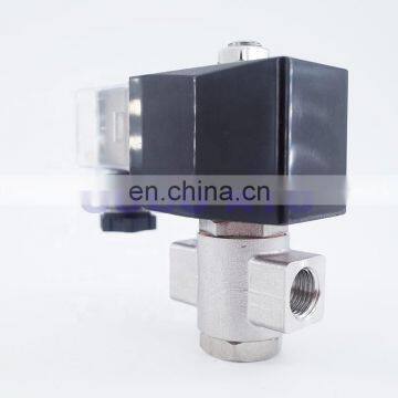 Zero-pressure start 1/4" 24VDC 220V Orifice 1.5mm/2.5mm/3/4/5/6mm 2 way stainless steel water N.O solenoid valve heat proof coil