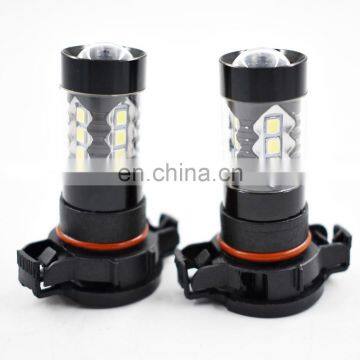 2x 80W H16 5202 LED 3200LM 6000K Super White Bright Fog DRL Lights Bulbs For Chevrolet