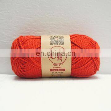 Hand Knitting Cotton Acrylic Linen Blend dk Weight Fancy Yarn for Hand Knitting photo-3