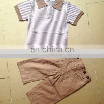 New Boys Baby Clothes Toddler Set Gentleman Striped Suit Kids Children's Boys Clothing photo-5