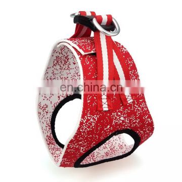 Flyknit material pet harness vest soft material comfortable and  breathable