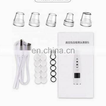 Portable Face Vacuum Suction Nose Blackhead Remover Electric Acne Comedone Extractor Kit With LED Display for Women & Men photo-7