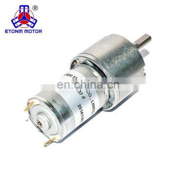 ET-SGM37F+E 20kg  22rpm 6V 12V Geared DC Motor for Robot, CNC Machine