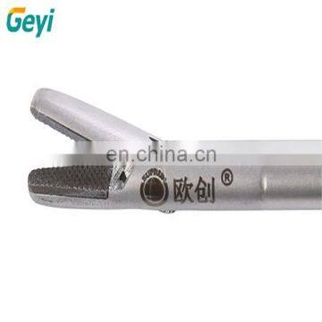 Autoclavable O Shaped Left Handed Needle Holder Forceps Endoscopic Instruments for Pets photo-4