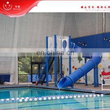 Summer Swimming Pool Indoor and Outdoor Fiber Glass Water Slides for Children Used photo-2