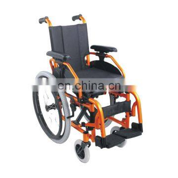 Rehabilitation Therapy Supplies Manual Aluminum Pediatric Baby Wheelchair for Children photo-2