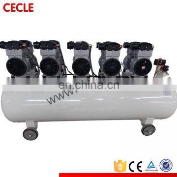 low noise oil free air compressing engine