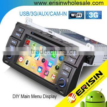 Erisin ES2246B 7" Car DVD GPS Android 4.4.4 3G WiFi Bluetooth for E46 MG ZT