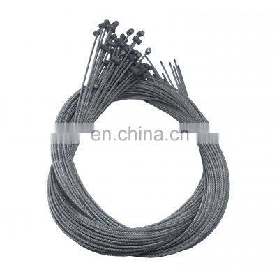 Hebei factory 7x7 bicycle motorcycle gear shifter cable replacement galvanized steel inner wire