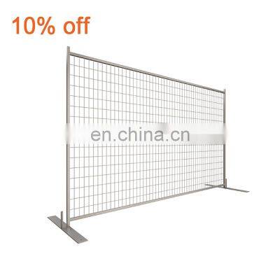 Wholesale pvc coated canada portable removable temporary fence panel