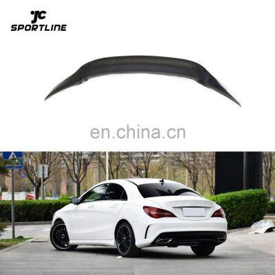 R Style Carbon Fiber C117 Rear Trunk Spoiler for Mercedes Benz CLA180 CLA200 CLA250 CLA45 AMG 2015- 2019