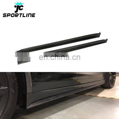 Carbon Fiber Car Side Skirts for Tesla Model X P90 75D P100 2016-2018