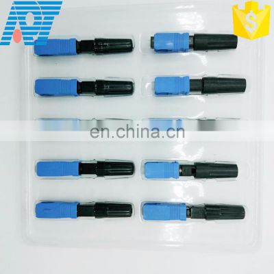 fiber ftth sc/upc apc fast connector and fiber adapter simplex/duplex