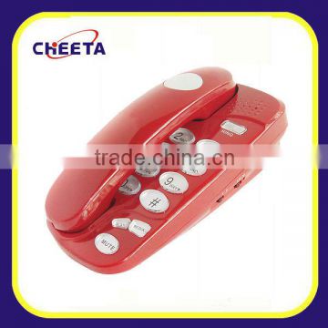 cheap home wall mounted red color phone