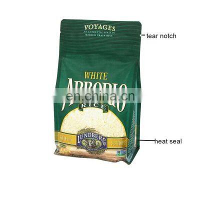 China Custom Laminated Material Plastic Rice Bag 5Kg 10Kg 15Kg 20Kg 25Kg Packaging bags plastic laminated bags for rice