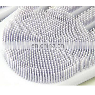 Kitchen 1 Pair Household Gloves, Silicone Dish Cleaning Gloves, Dishwashing Gloves photo-3