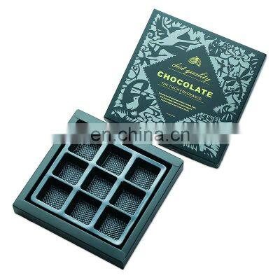 5x5 small chocolate gift boxes square forming wholesale 2 inch packaging boxes with inserts