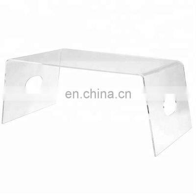 Acrylic Serving Tray With Handles, Acrylic Stand Shelf, Acrylic Lap Desk photo-3