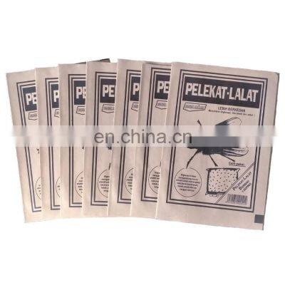 China Factory Supplied Top Quality Cowhide Sticky Fly Board Insect Fly Trap 10 Sheets/pack Customizable